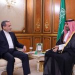 دیدار وزیر امور خارجه با ولیعهد عربستان سعودی